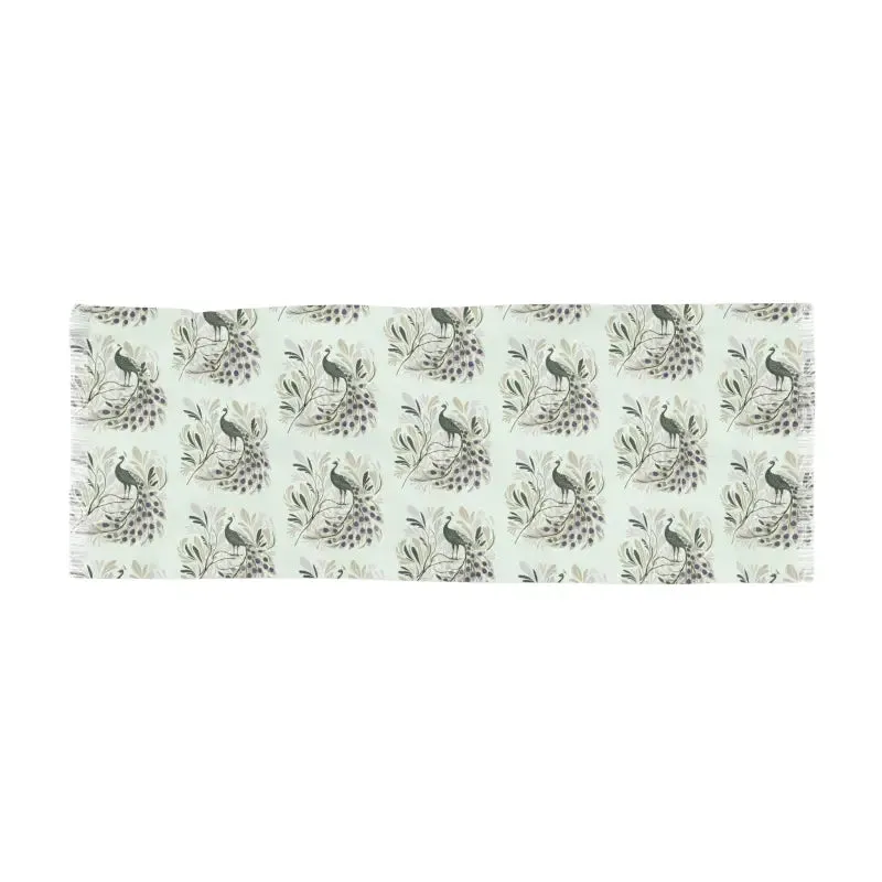 Chic Peacock Print Scarf Revamps your Look