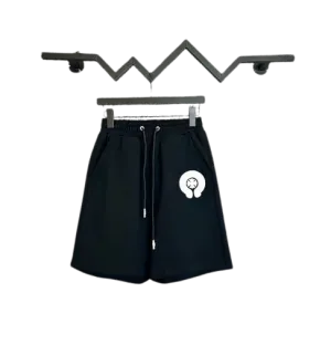Chrome Hearts Black Shorts With Cross Logo