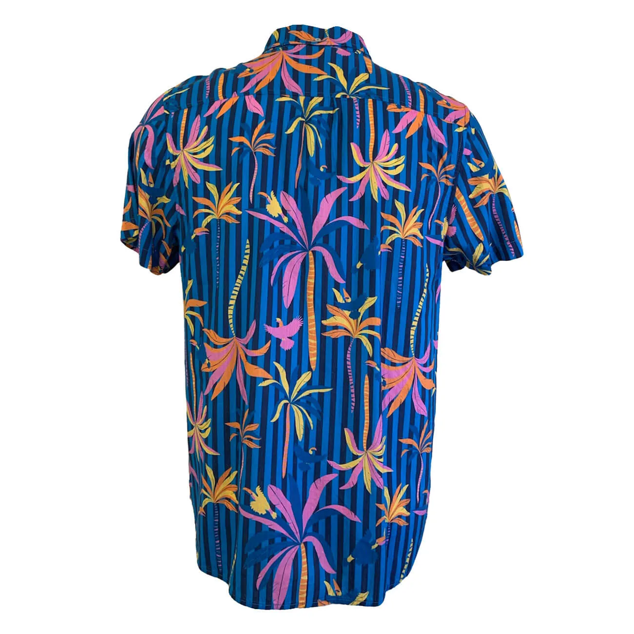 Chubbies The Wild Blue Short Sleeve Sport Shirt - Bright Blue
