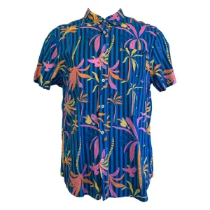 Chubbies The Wild Blue Short Sleeve Sport Shirt - Bright Blue