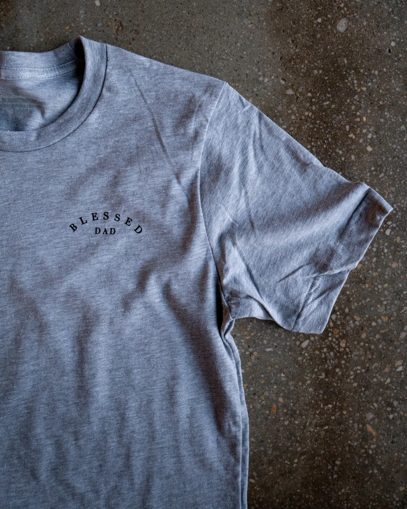 (CLEARANCE) Blessed Dad Pocket  Adult T Shirt
