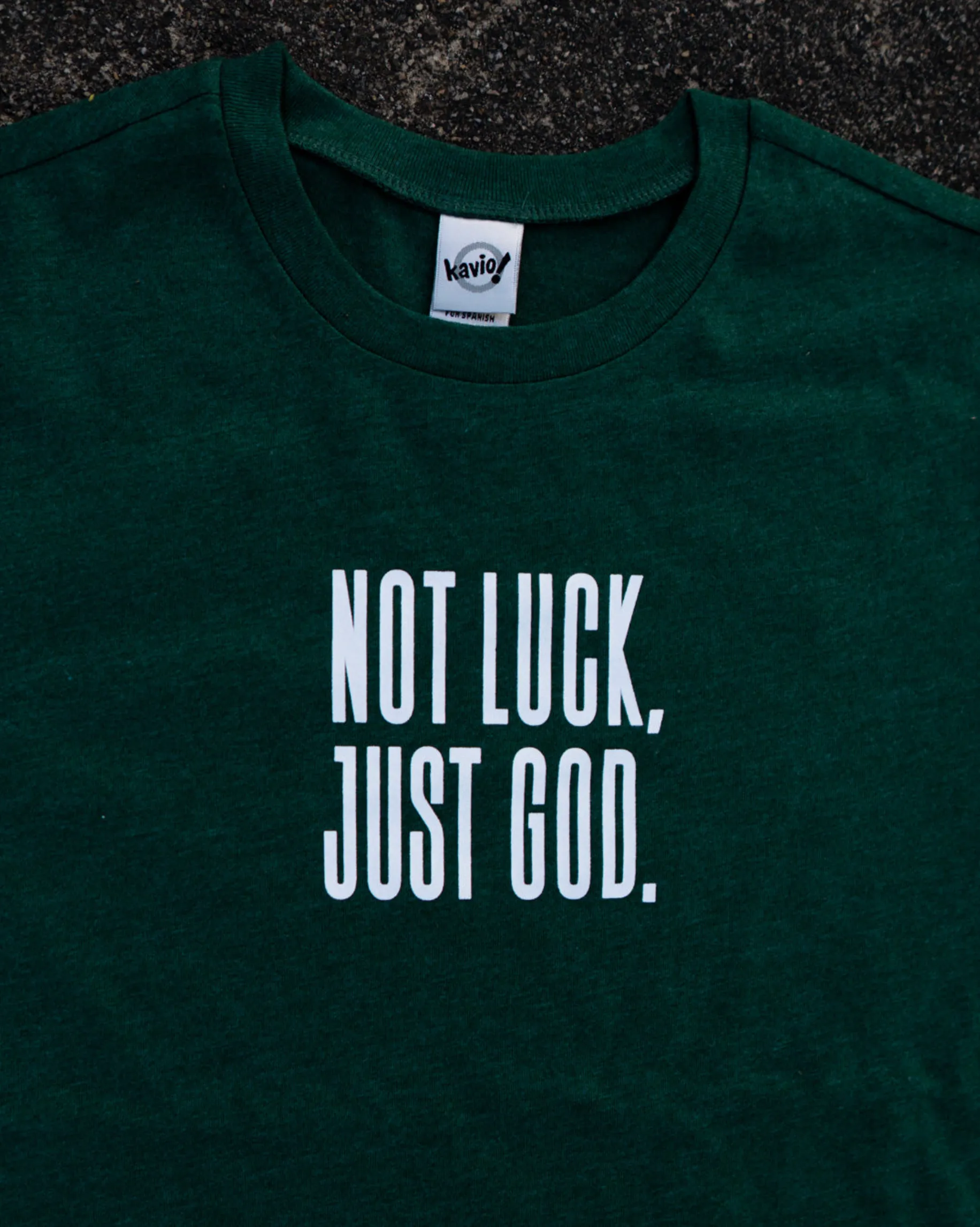 (CLEARANCE) Not Luck Just God Kids T Shirt