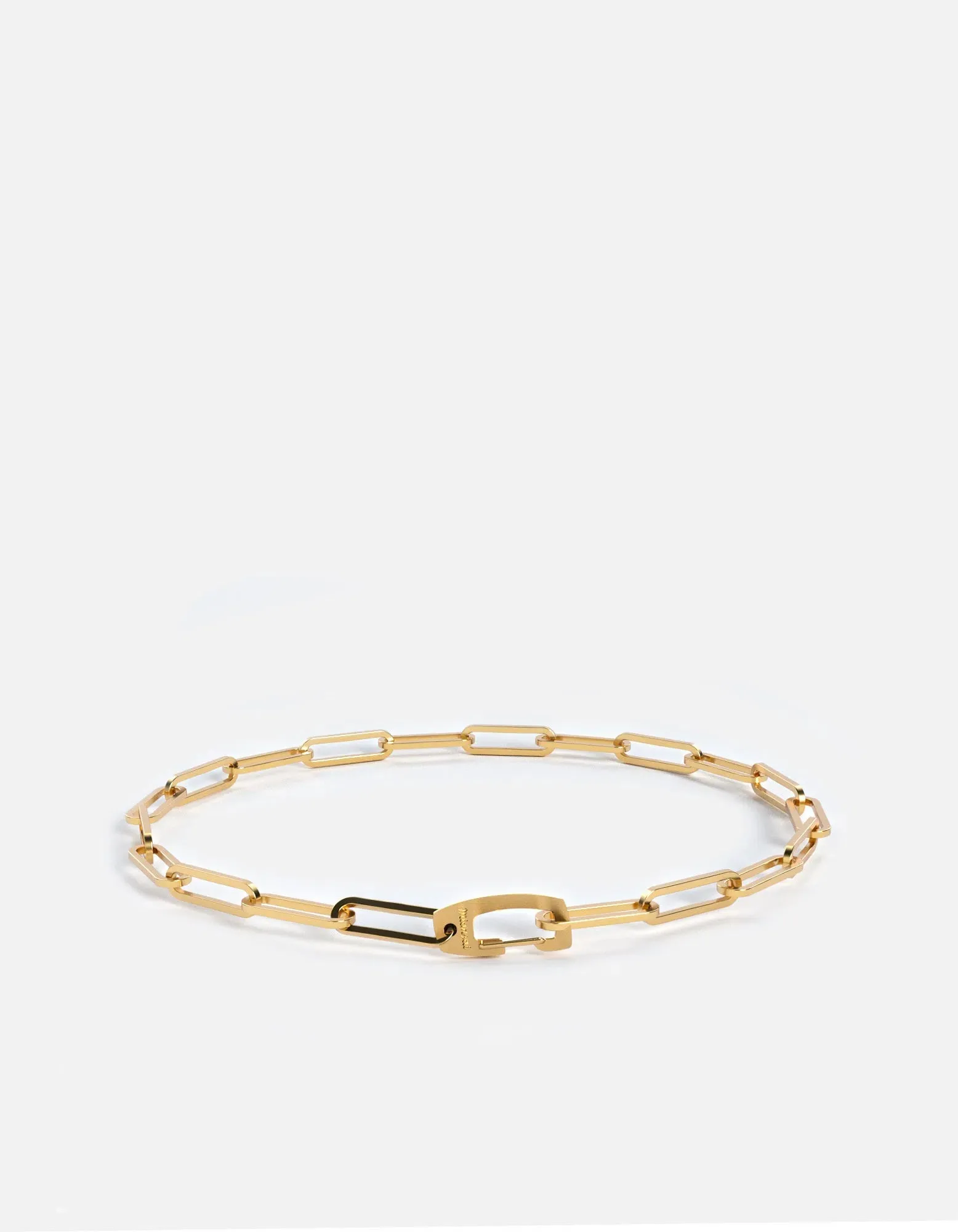 Clip Volt Link Bracelet, Gold Vermeil