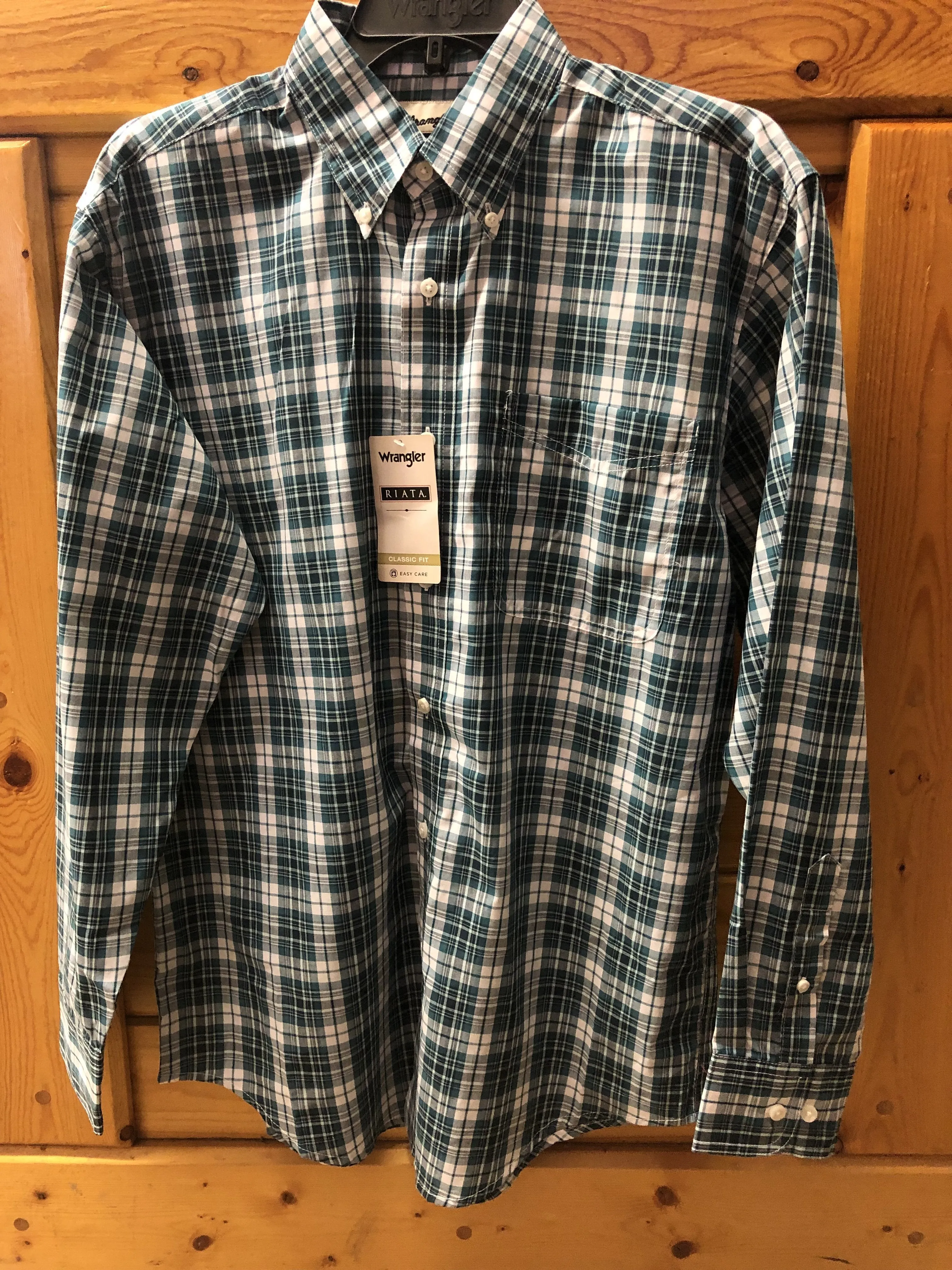 CLMR2125A-XL-4 Colors Wrangler Shirt L/S Plaid "Riata"
