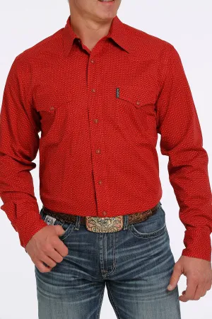 CLMTW1303060-BUR Cinch Plaid Modern Fit Snap L/S