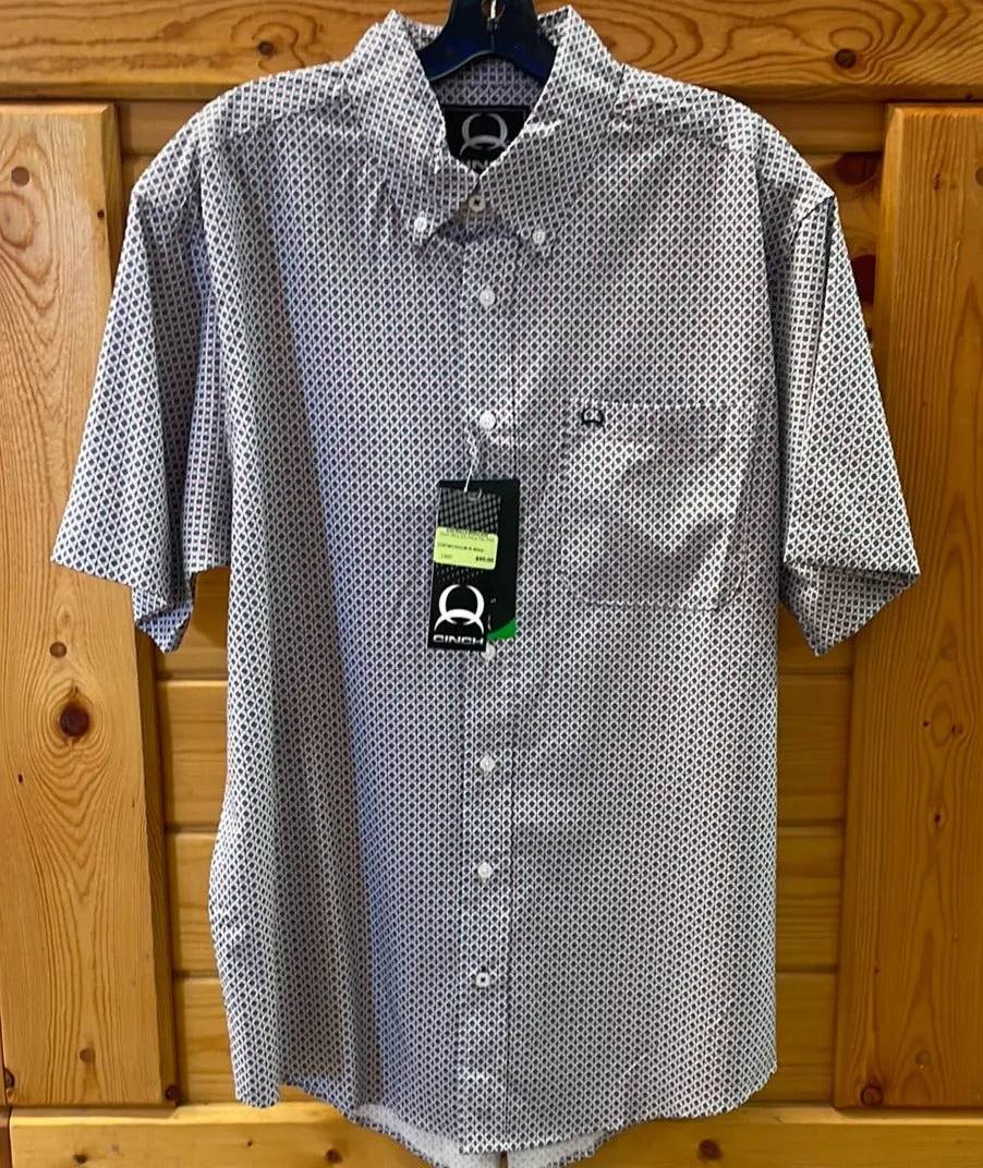 CLMTW1704108 Cinch Mens S/S Arena Flex Print