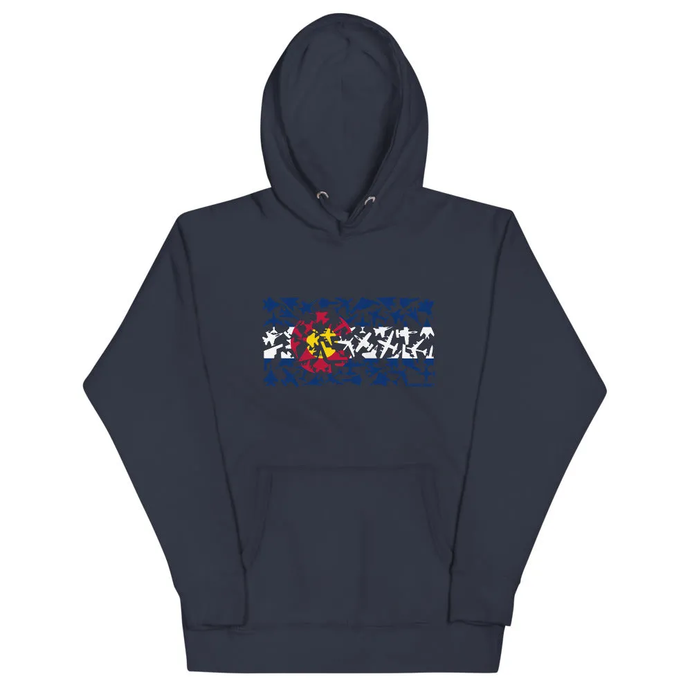 Colorado Plane Flag Hoodie