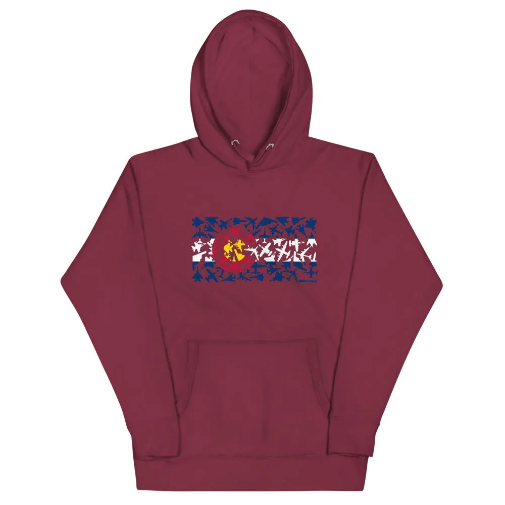 Colorado Plane Flag Hoodie