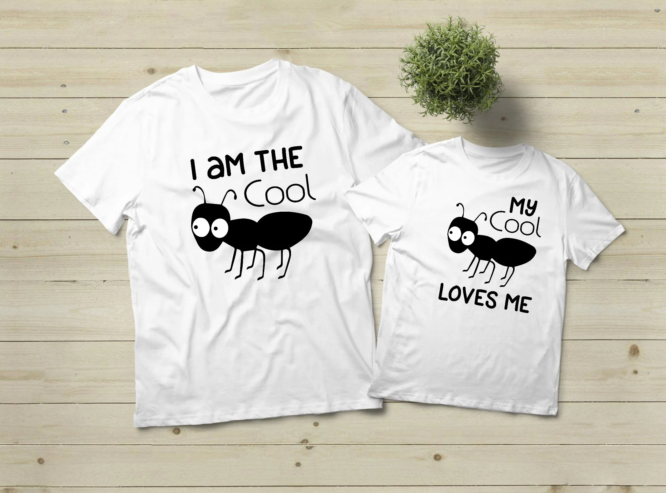 Cool Aunt Shirt Niece Nephew Pun Ant Matching Shirts