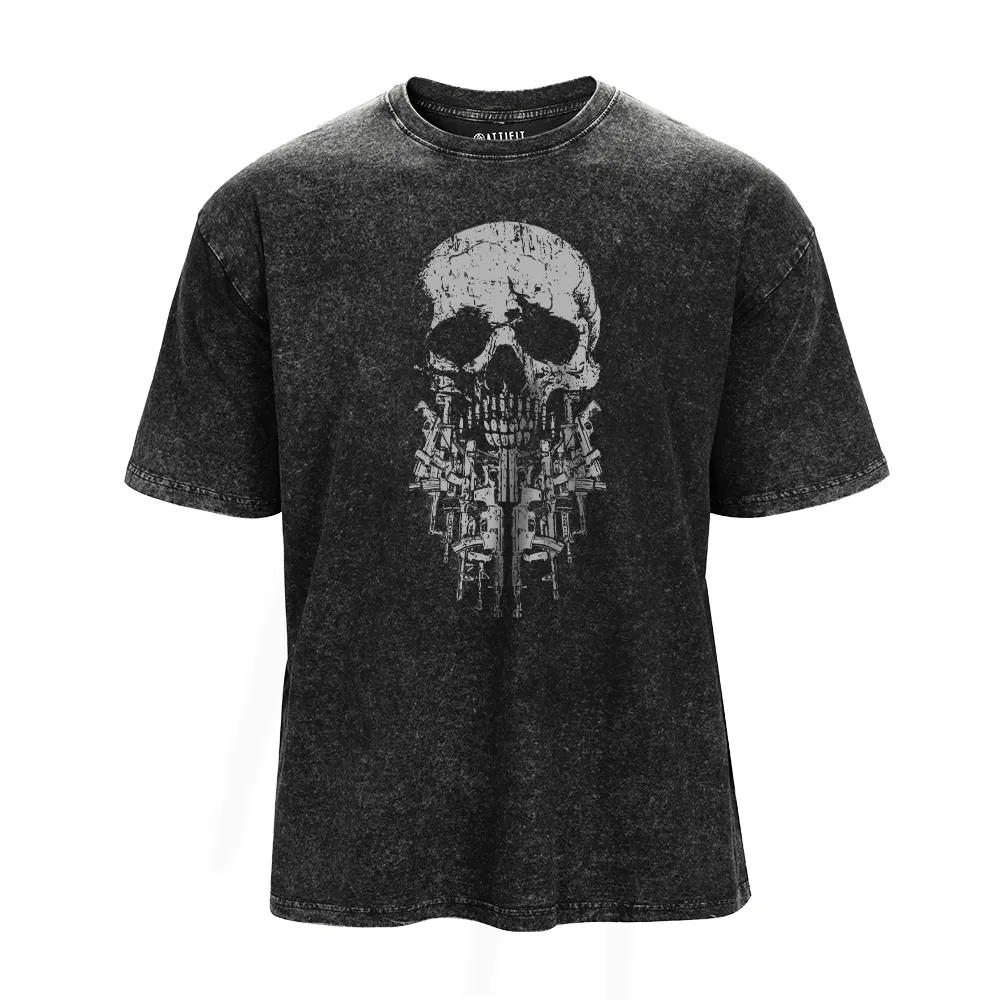 Cool Skull Washed T-Shirt