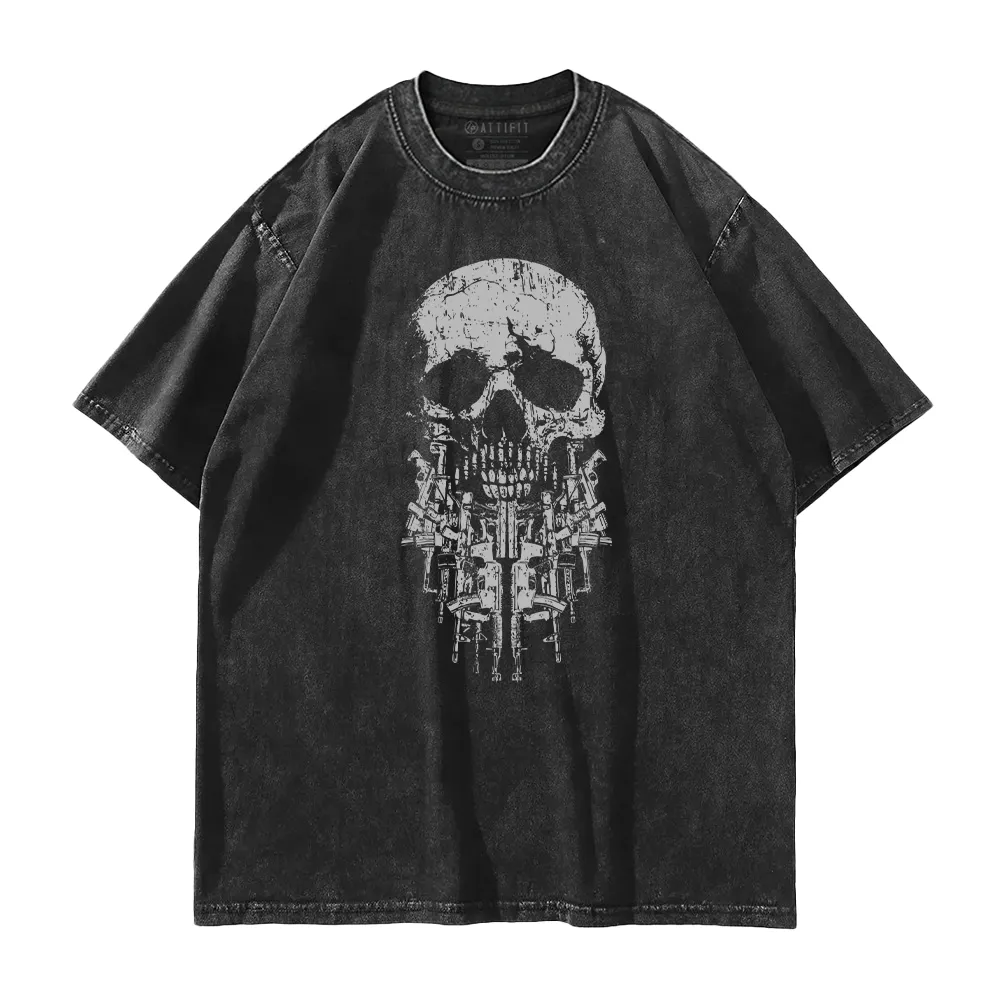 Cool Skull Washed T-Shirt