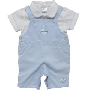 Cotton Dungaree Short Set
