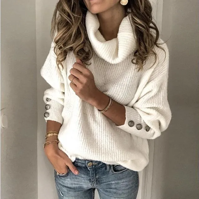 Cozy Women's Chunky Knit Sweater - Bonita