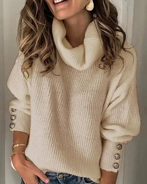 Cozy Women's Chunky Knit Sweater - Bonita
