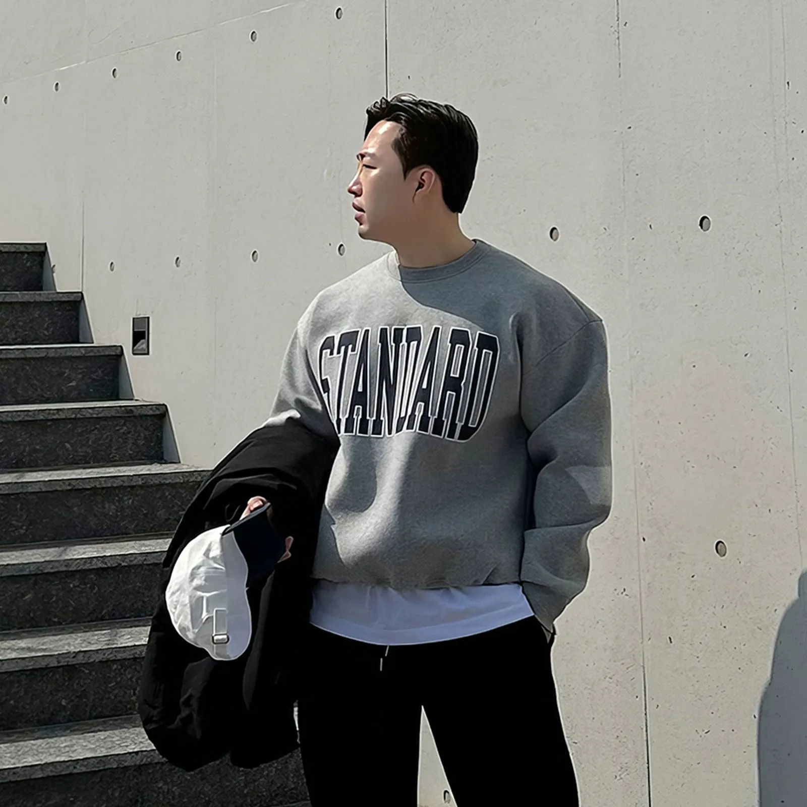 Crew Neck Printed Sweatshirt