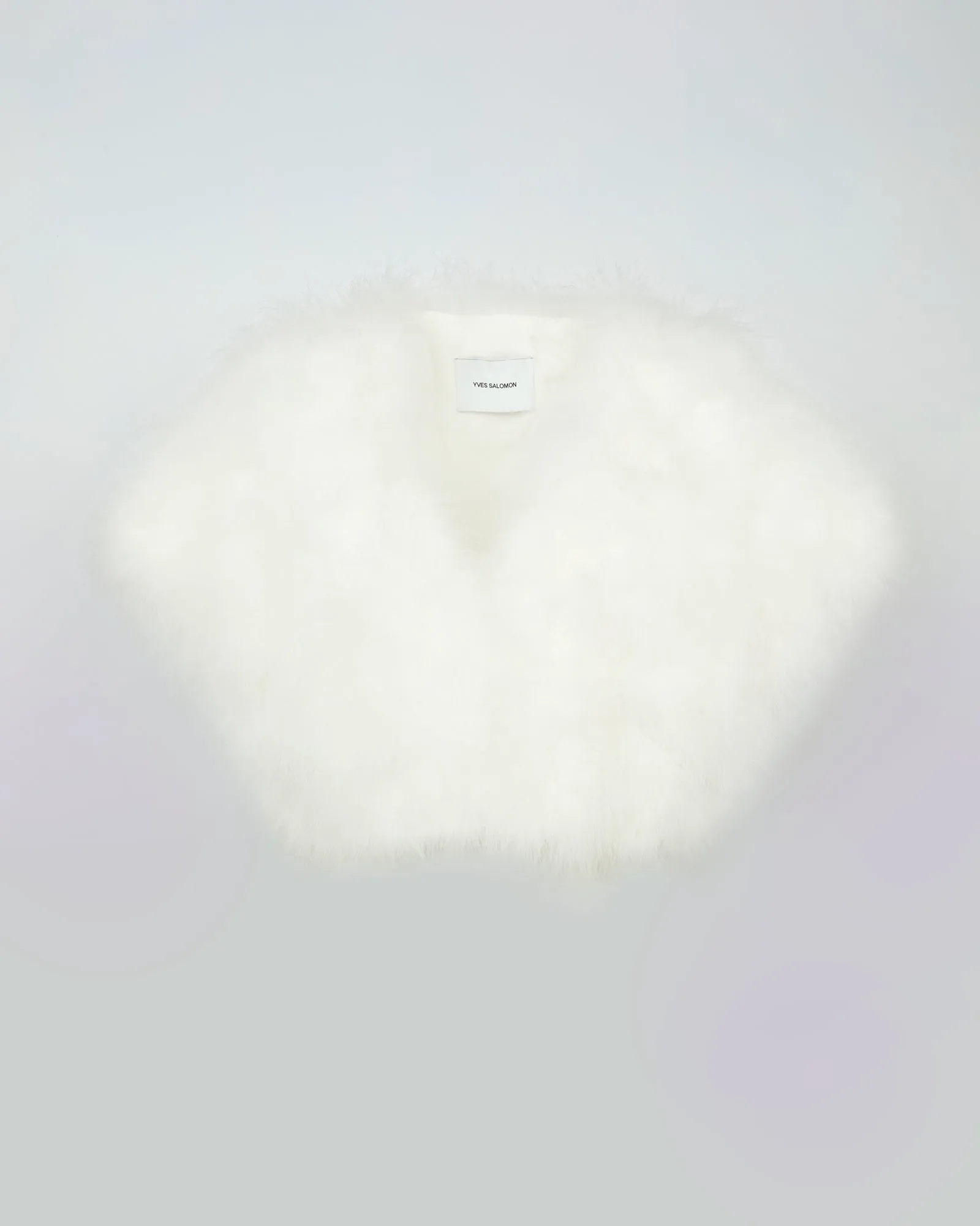 Cropped feather bolero