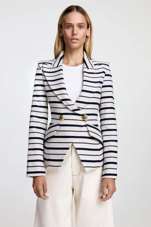 Crossover Blazer in Stone Navy