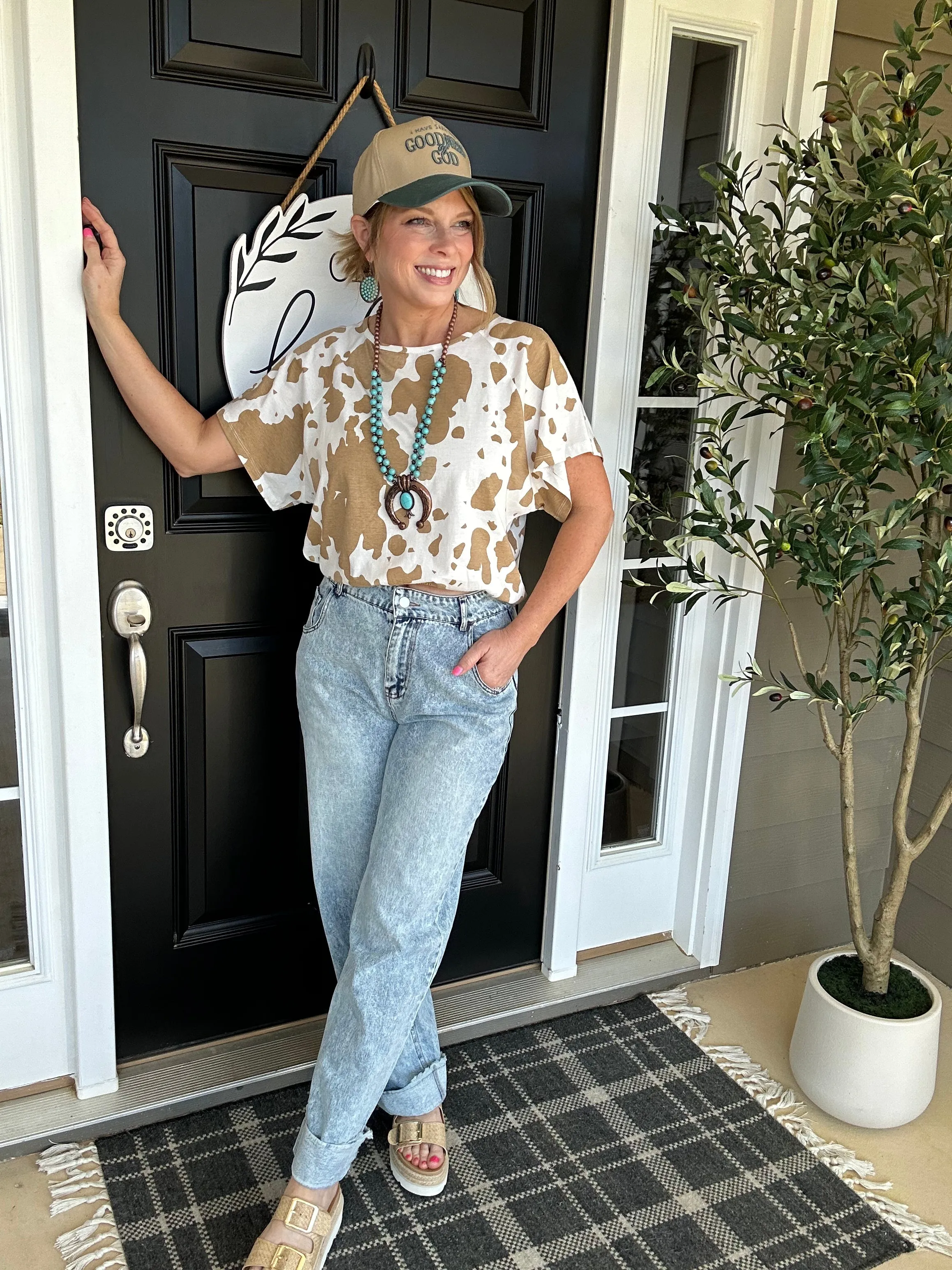 Cuffed Barrel Jean | Lt. Denim