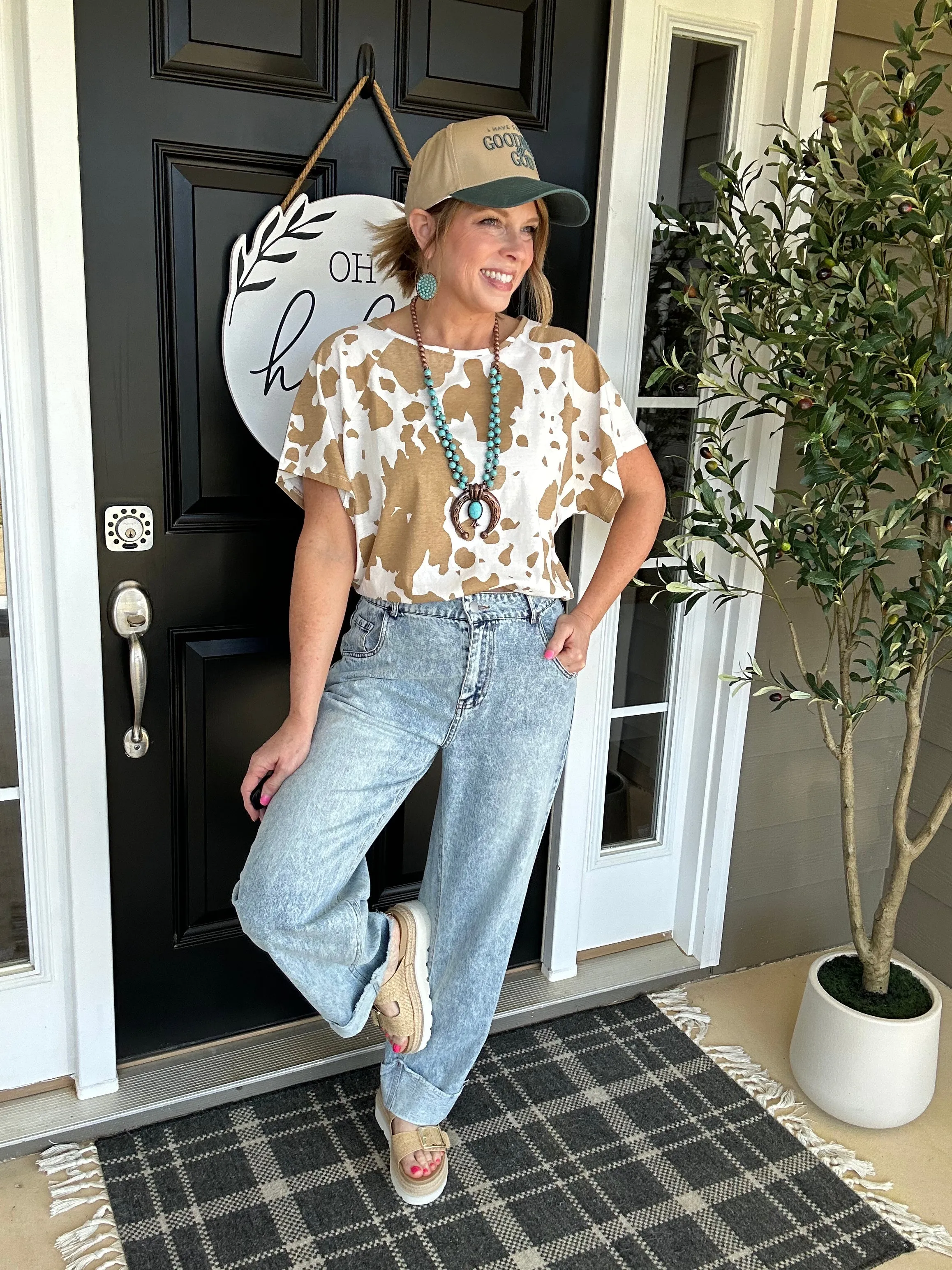 Cuffed Barrel Jean | Lt. Denim