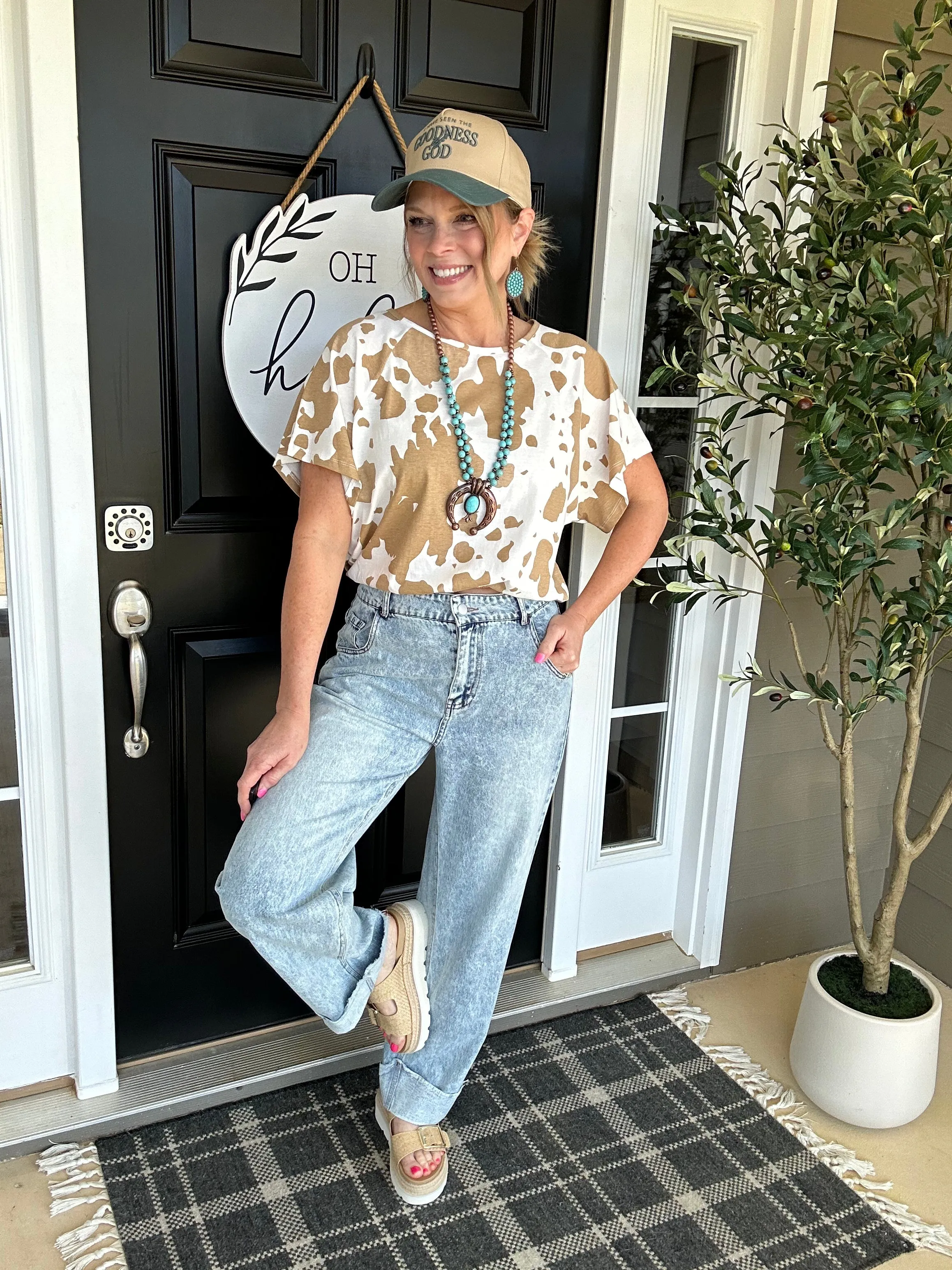 Cuffed Barrel Jean | Lt. Denim