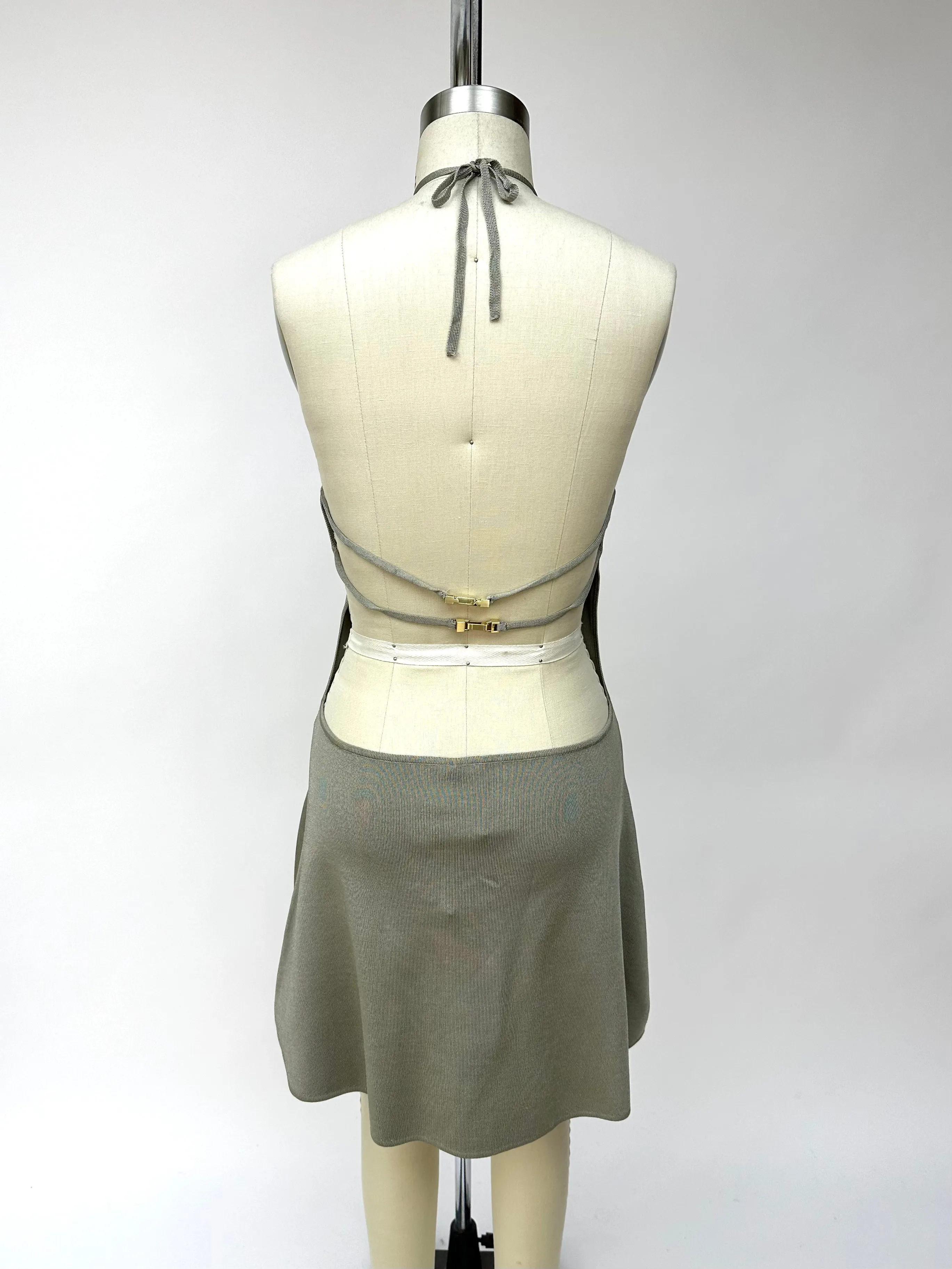 Cult Gaia Knit Halter Dress
