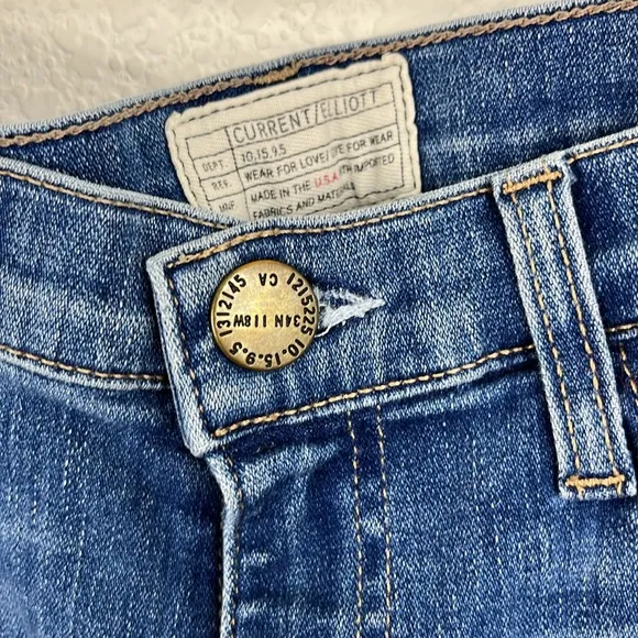 current/elliott The Stiletto Skinny Jeans Pacific Wash