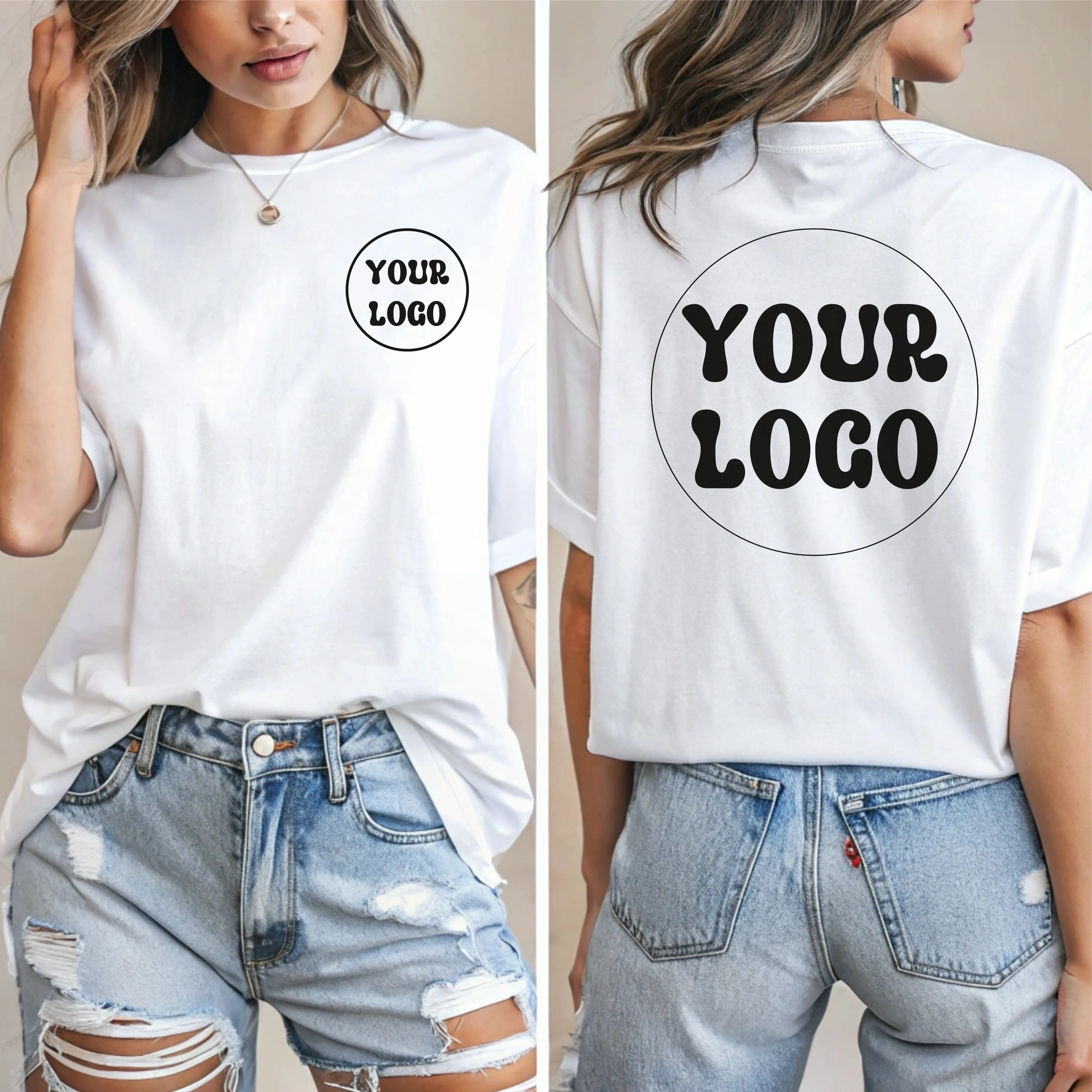 Custom Business Logo Shirt, Pocket and Back Personalized Sweatshirt, Custom Brand Logo Shirt, Custom Team Member Shirt, Custom Crew Member