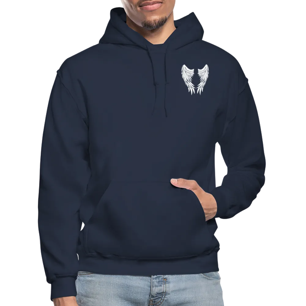 Dad Guardian Angel Adult Hoodie (CK3549) Wings on Front