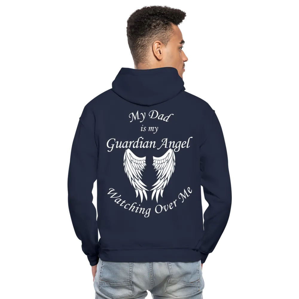 Dad Guardian Angel Adult Hoodie (CK3549) Wings on Front