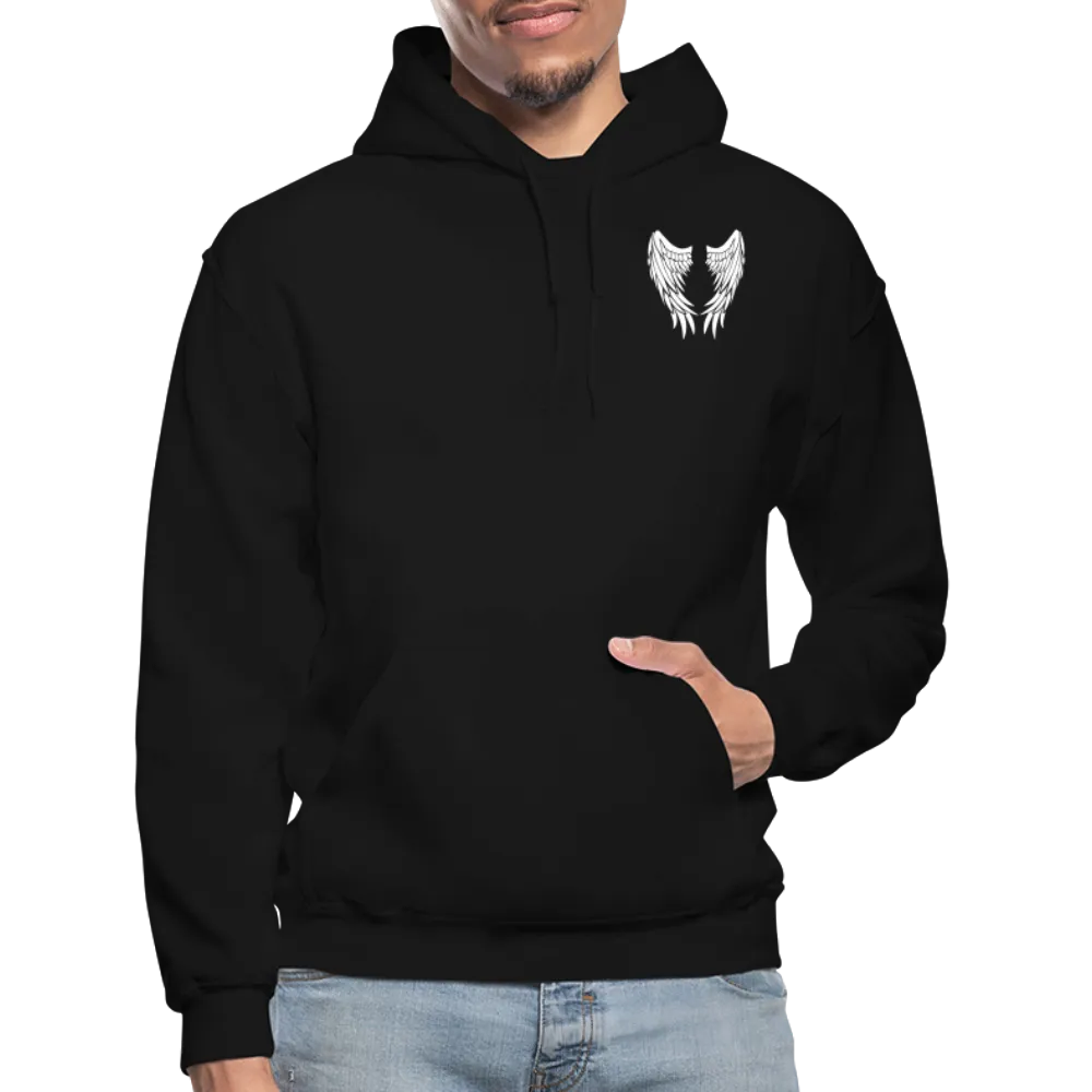 Dad Guardian Angel Adult Hoodie (CK3549) Wings on Front