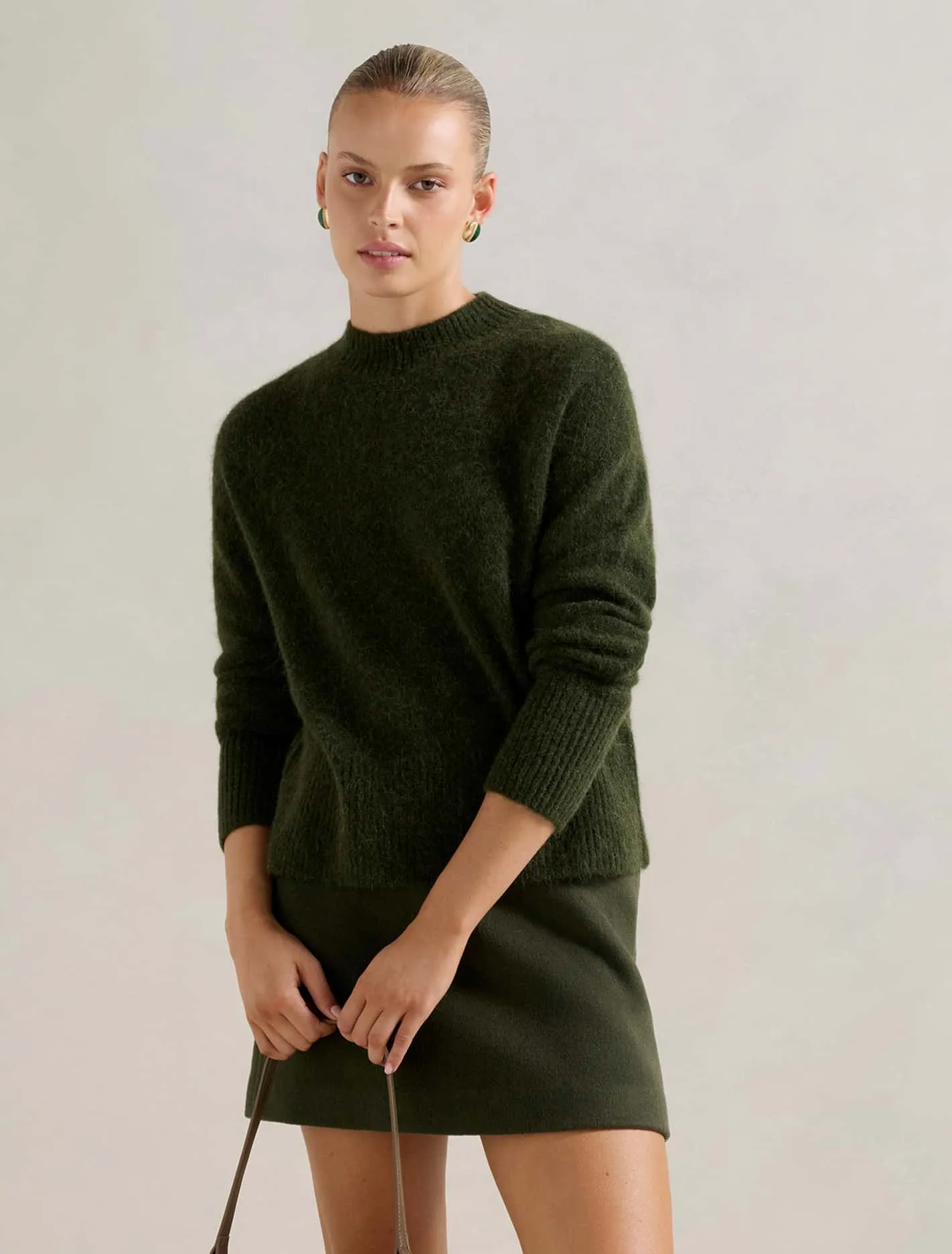 Danica Wool Mini Skirt