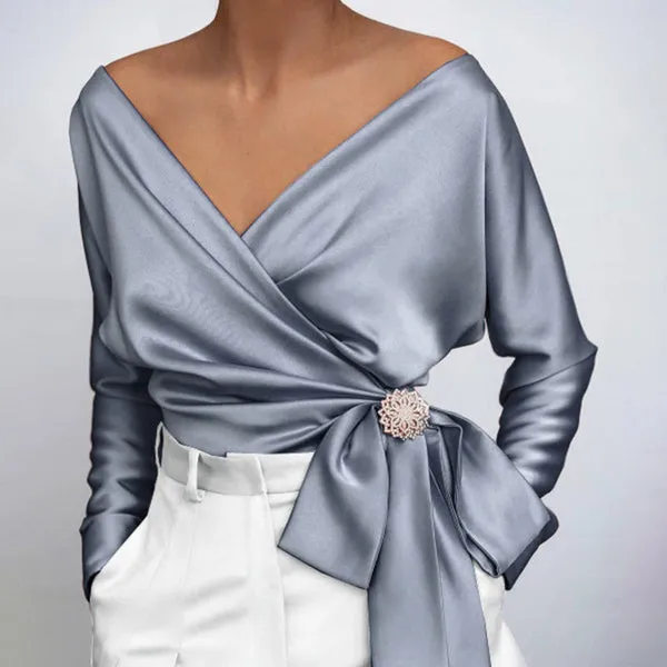 Daniela - silk blouse summer