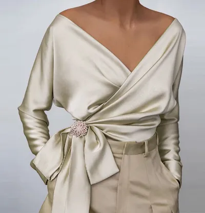 Daniela - silk blouse summer