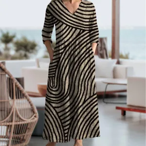 Darcey | Vintage Striped Dress