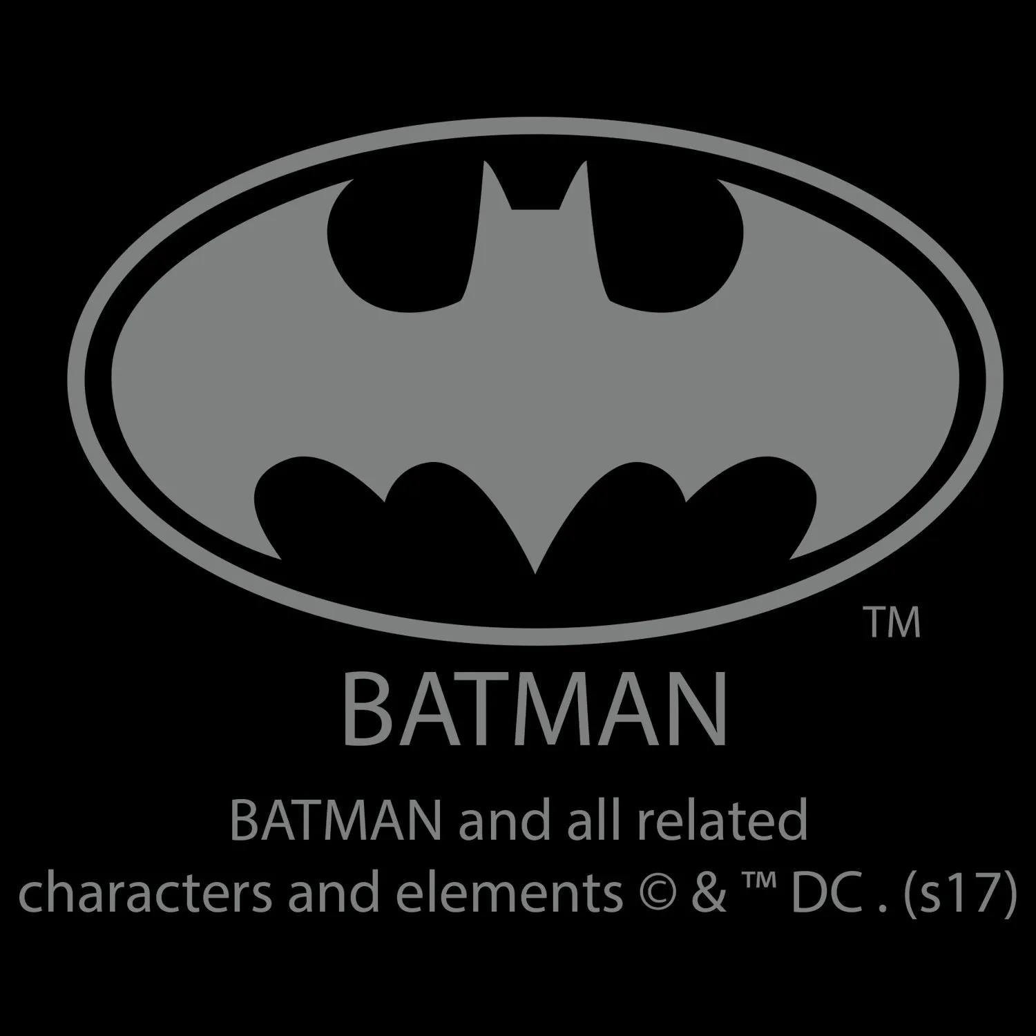 DC Comics Joker Text Stay Crazy Official Men's T-Shirt (Black)