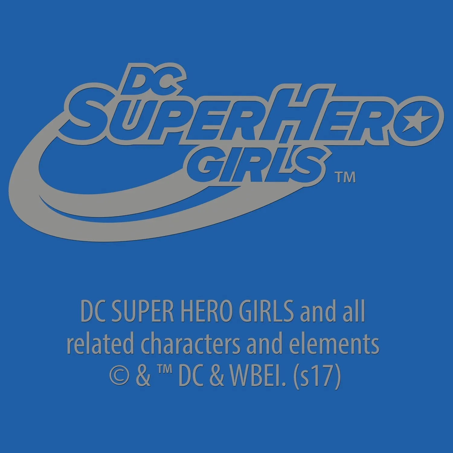 DC Super Hero Girls Group Batgirl Wonder Woman Supergirl Take Over Official Kid's T-Shirt (Royal Blue)