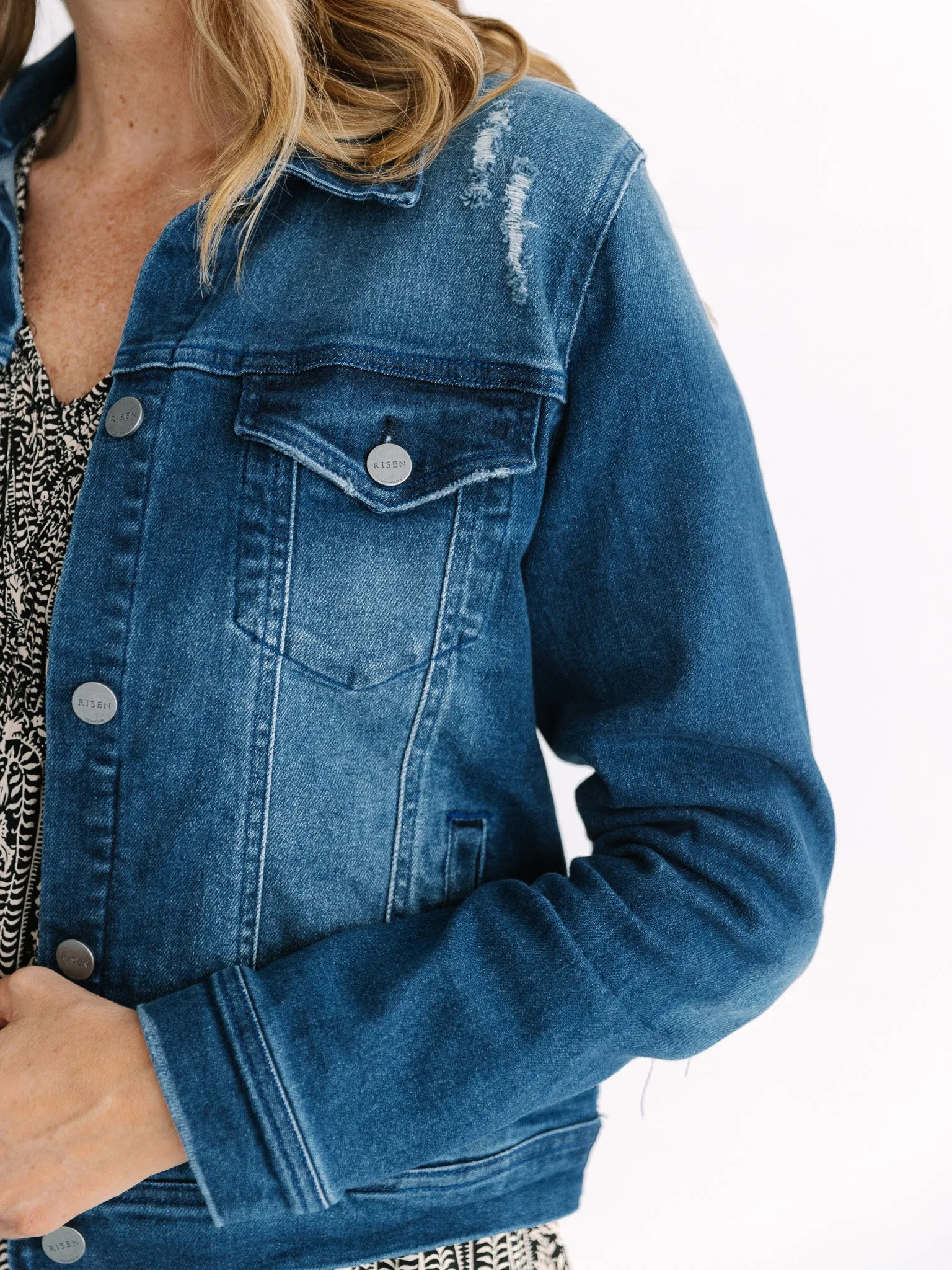 Debbie Vintage Washed Denim Jacket