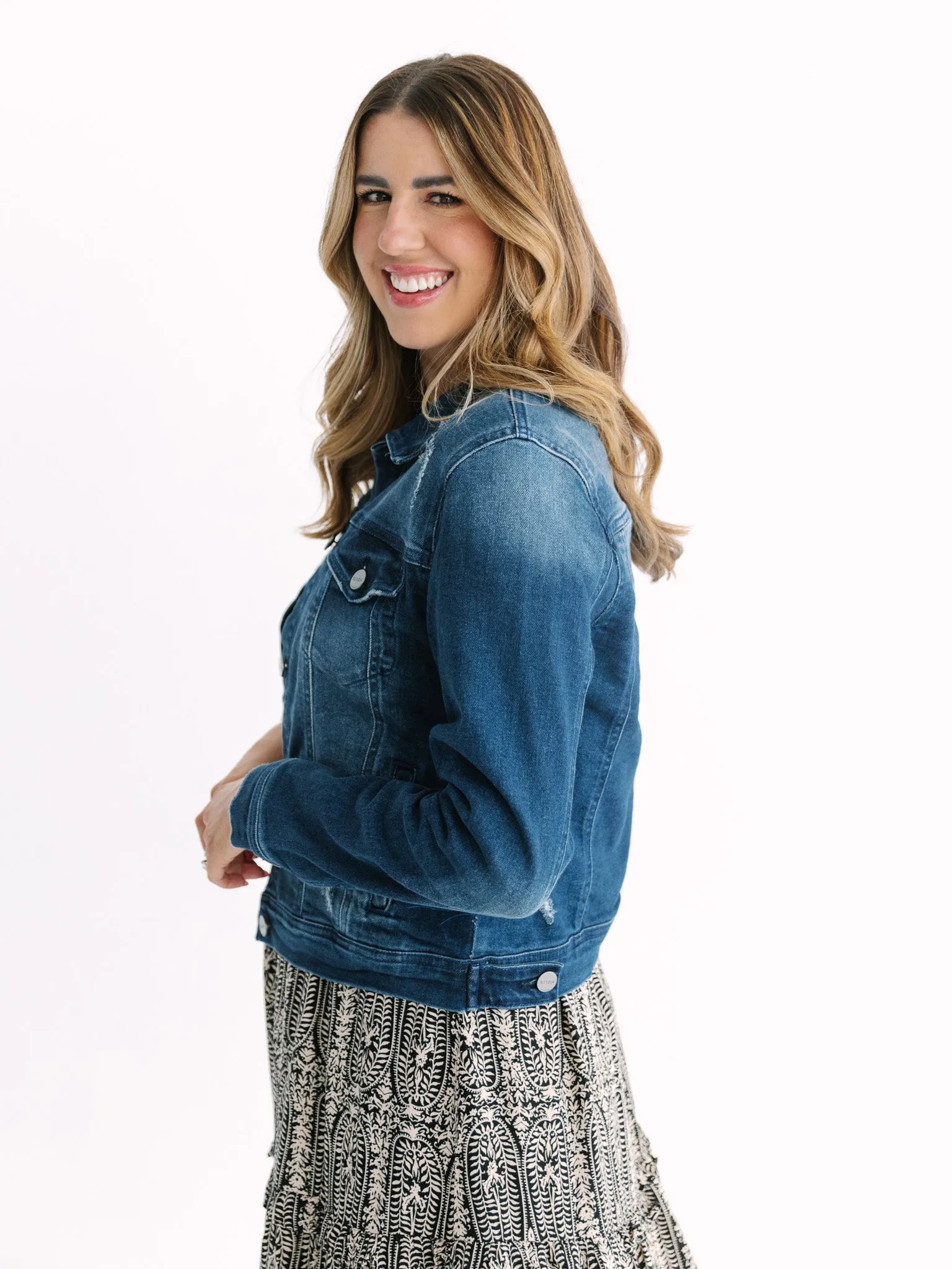 Debbie Vintage Washed Denim Jacket