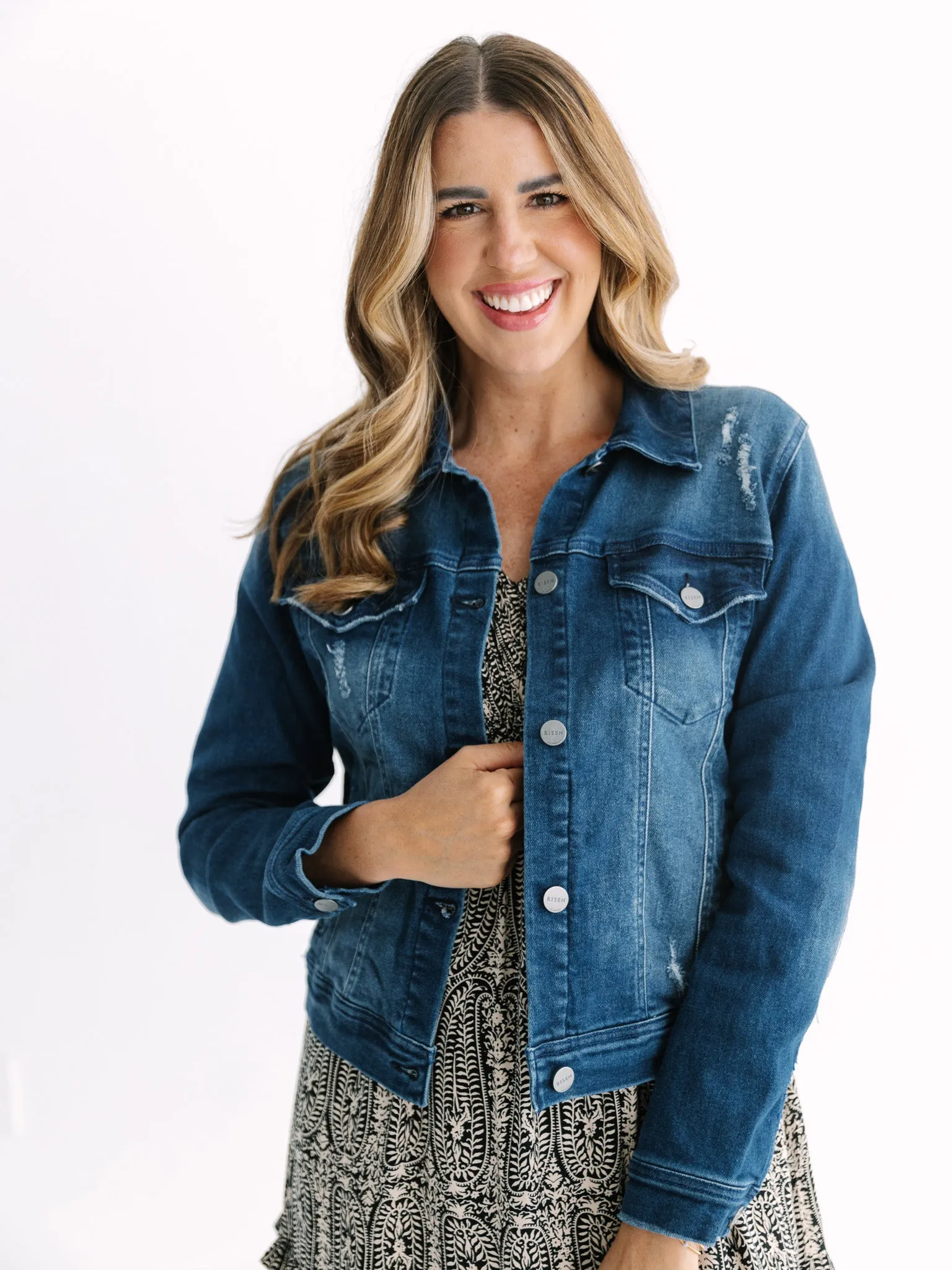 Debbie Vintage Washed Denim Jacket