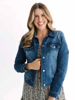 Debbie Vintage Washed Denim Jacket
