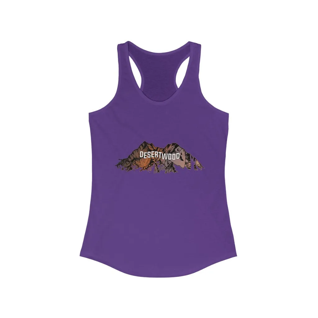 Desertwood Classic "Desertwood Sign" Racerback Tank (Sizes run smaller than usual)