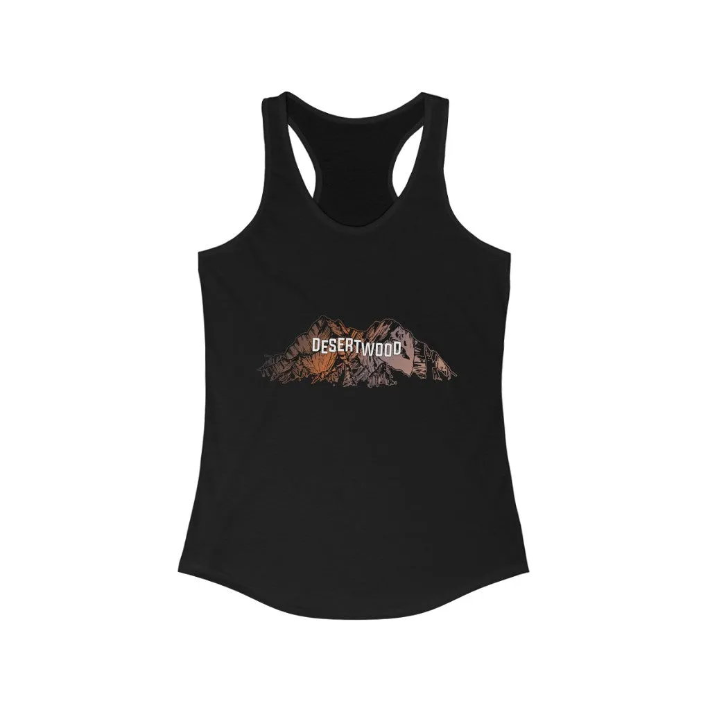 Desertwood Classic "Desertwood Sign" Racerback Tank (Sizes run smaller than usual)