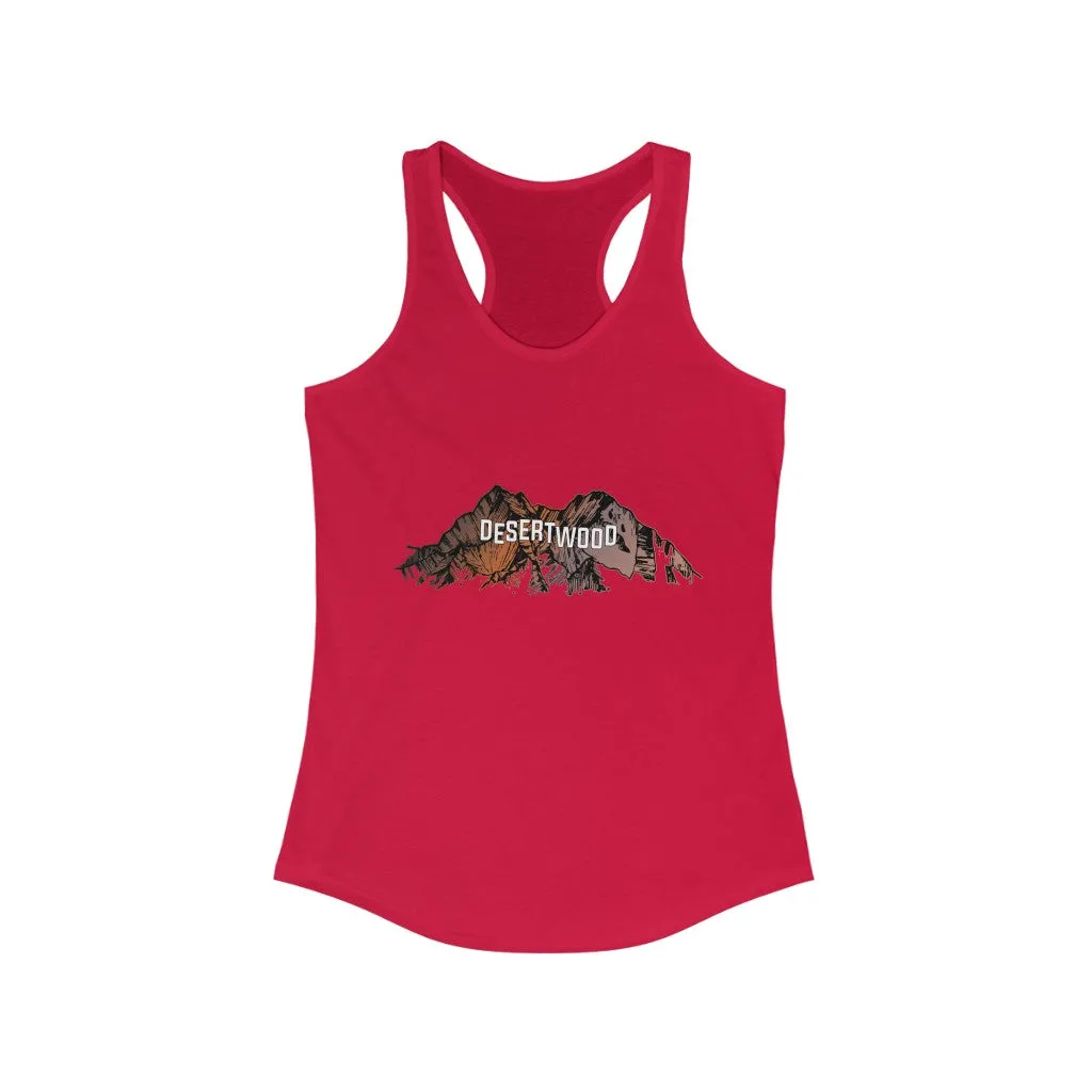 Desertwood Classic "Desertwood Sign" Racerback Tank (Sizes run smaller than usual)