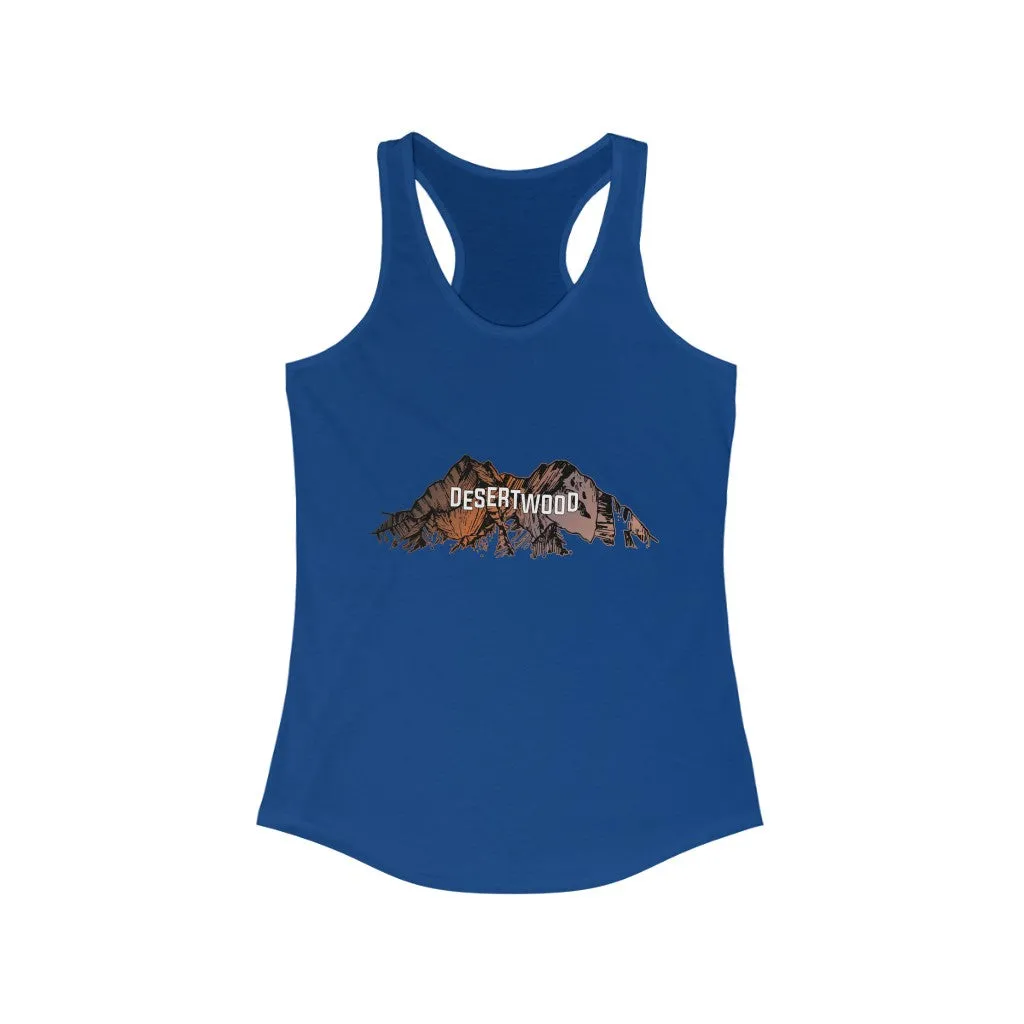 Desertwood Classic "Desertwood Sign" Racerback Tank (Sizes run smaller than usual)