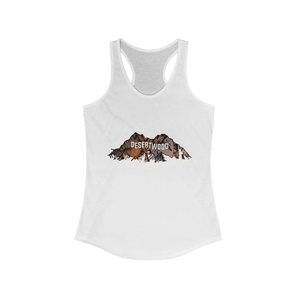 Desertwood Classic "Desertwood Sign" Racerback Tank (Sizes run smaller than usual)