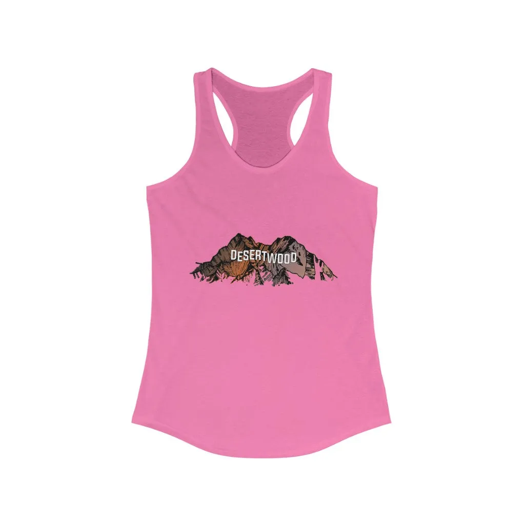 Desertwood Classic "Desertwood Sign" Racerback Tank (Sizes run smaller than usual)