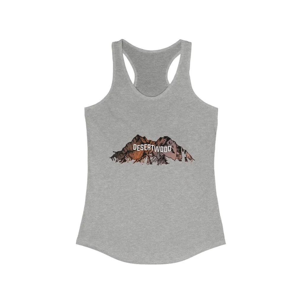 Desertwood Classic "Desertwood Sign" Racerback Tank (Sizes run smaller than usual)