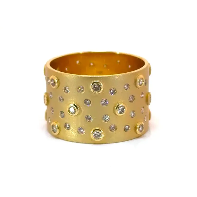 Diamond Pipe Ring