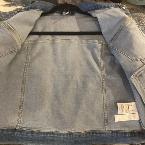 DKNY Jeans Women’s Denim Blue Jean Jacket Blue Brand new with tag large