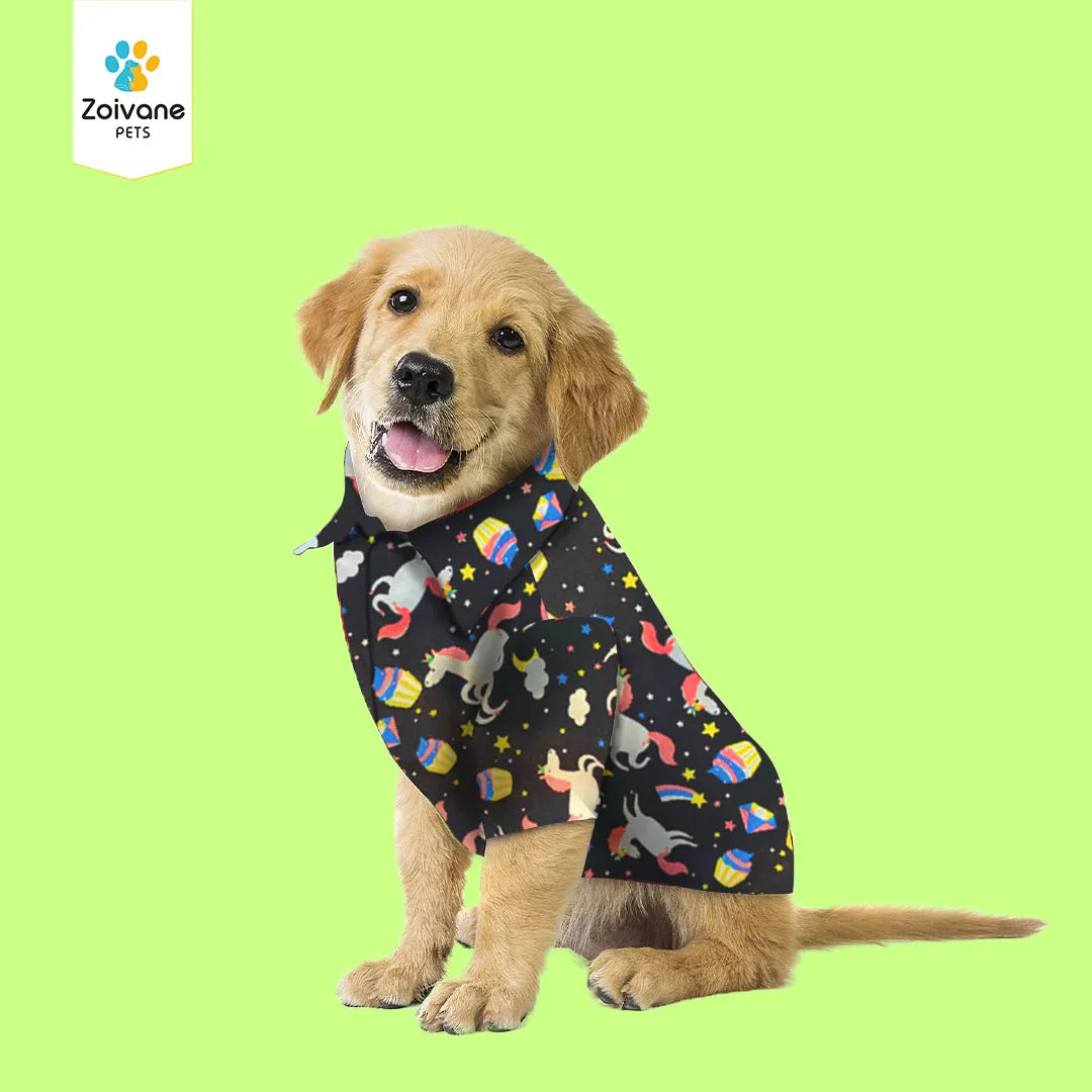 Dog Super Cool Stylish Shirts| Cotton Shirts| Comfortable| Suitable for all dog breeds- pack of 1